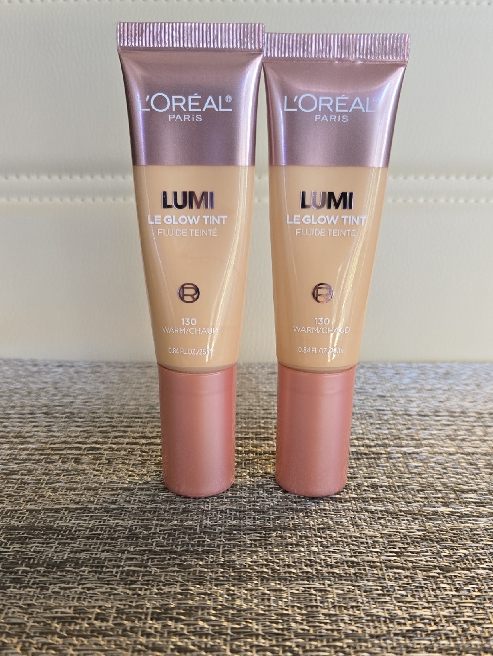 2 Bottles Of Loreal Lumi Le Glow Tint 130 Warm